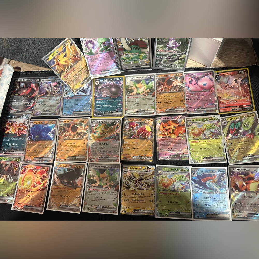 English, Japanese EX & Japanese Pokeball Card Set